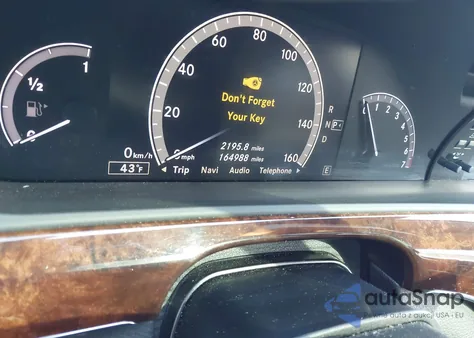 2013 Mercedes-Benz S 550 4Matic from USA, damaged, VIN WDDNG9EB0DA527784